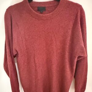 J. Crew Italian Cashmere Sweater in Rust